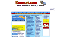 Desktop Screenshot of kuumat.fi